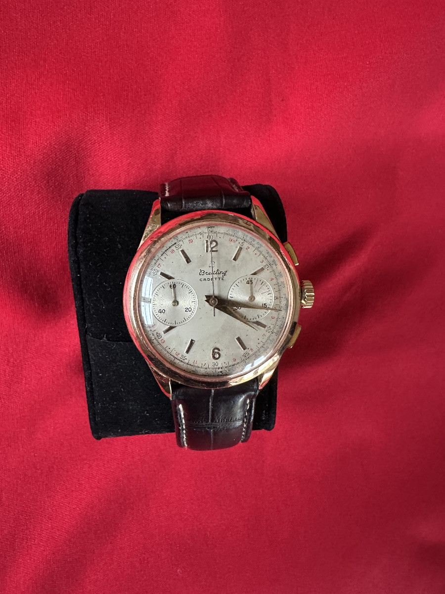 Montre Chrono vintage (1952)Breitling en or