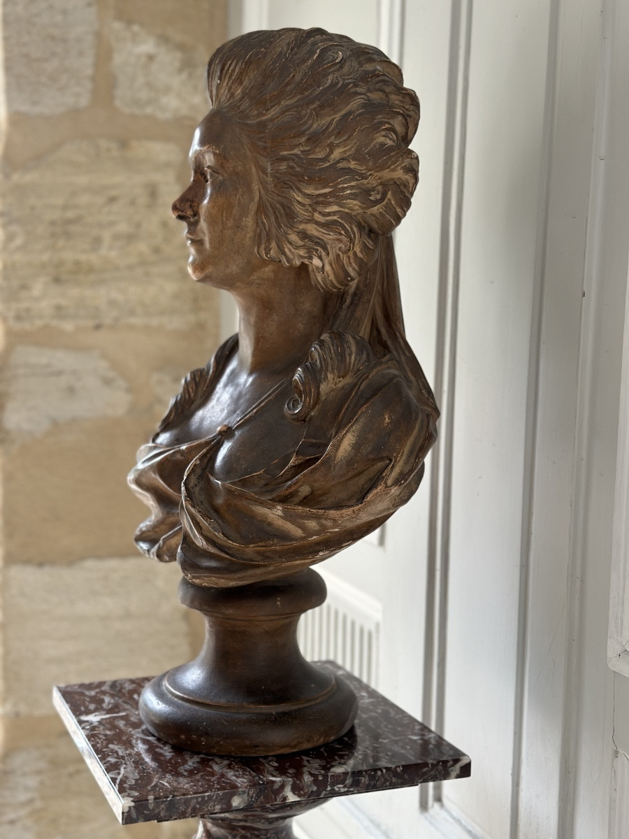 Buste de la princesse de Lamballe d’après Augustin Pajou-photo-3