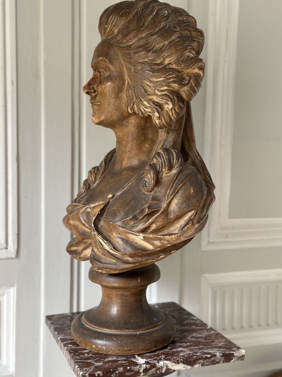 Buste de la princesse de Lamballe d’après Augustin Pajou-photo-1