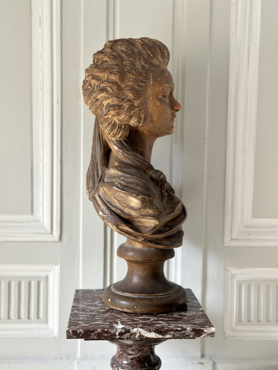 Buste de la princesse de Lamballe d’après Augustin Pajou-photo-3