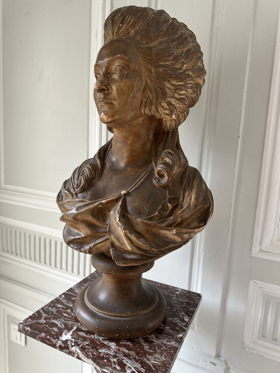 Buste de la princesse de Lamballe d’après Augustin Pajou