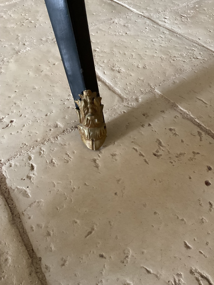 Louis XV Black Desk-photo-2