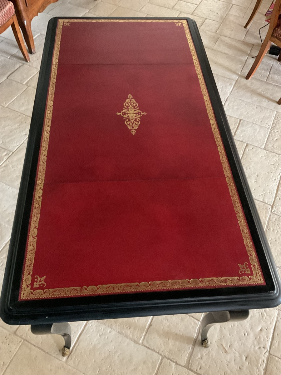 Louis XV Black Desk-photo-5