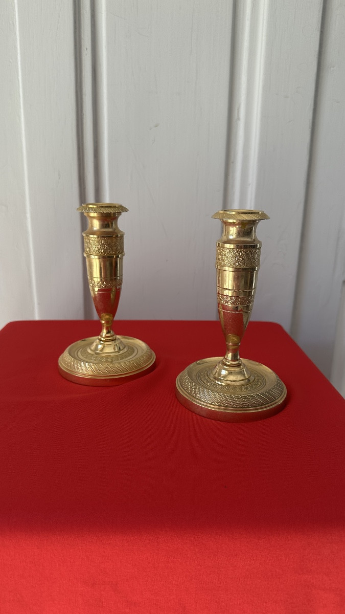 Pair Of Restoration Ormolu Torches-photo-2