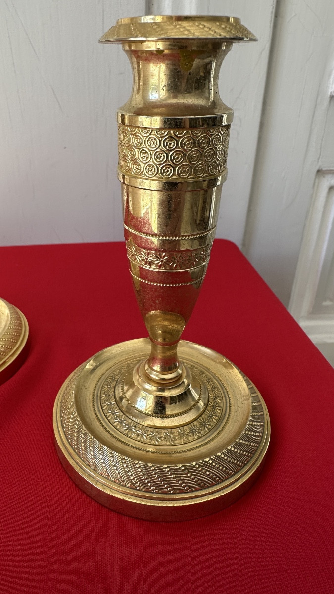 Pair Of Restoration Ormolu Torches-photo-5