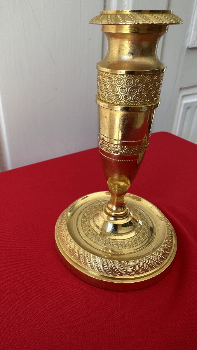 Pair Of Restoration Ormolu Torches-photo-6
