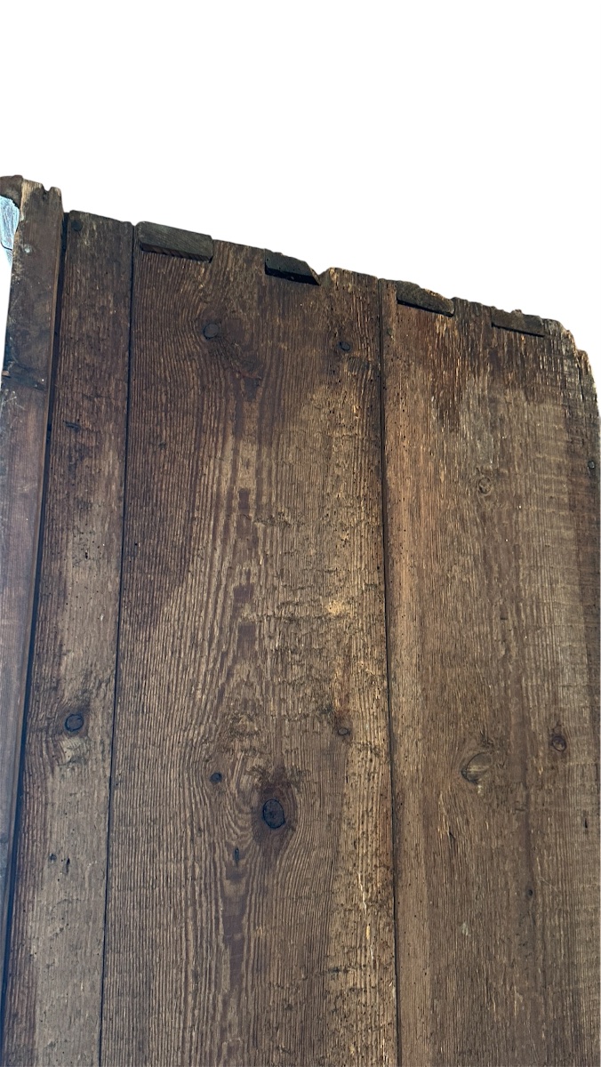 Beautiful Curved Louis XV-style Pine Corner Panel-photo-2
