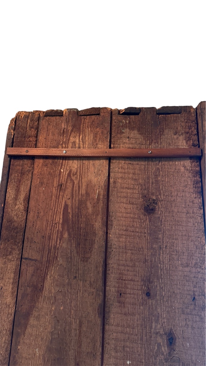 Beautiful Curved Louis XV-style Pine Corner Panel-photo-3