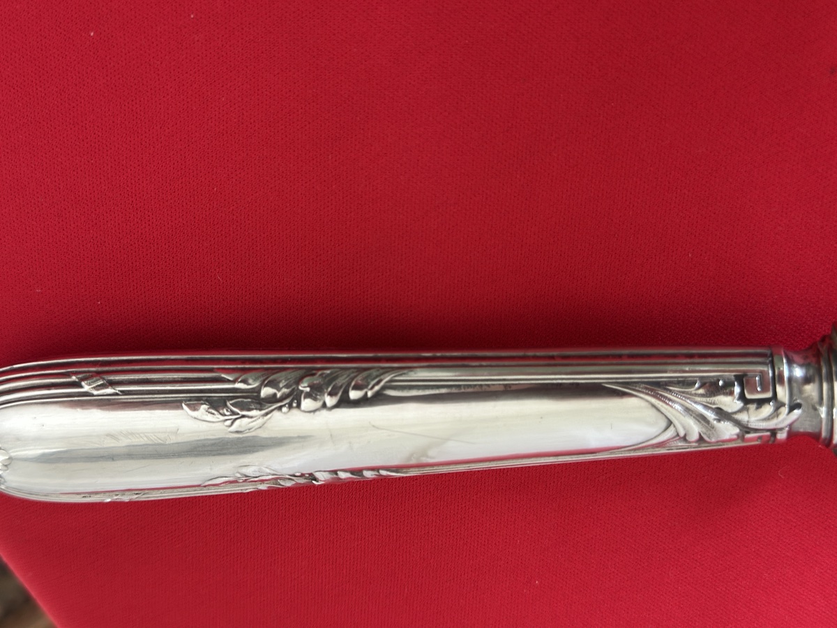 Silver-plated Serving Set In Its Presentation Box.-photo-1