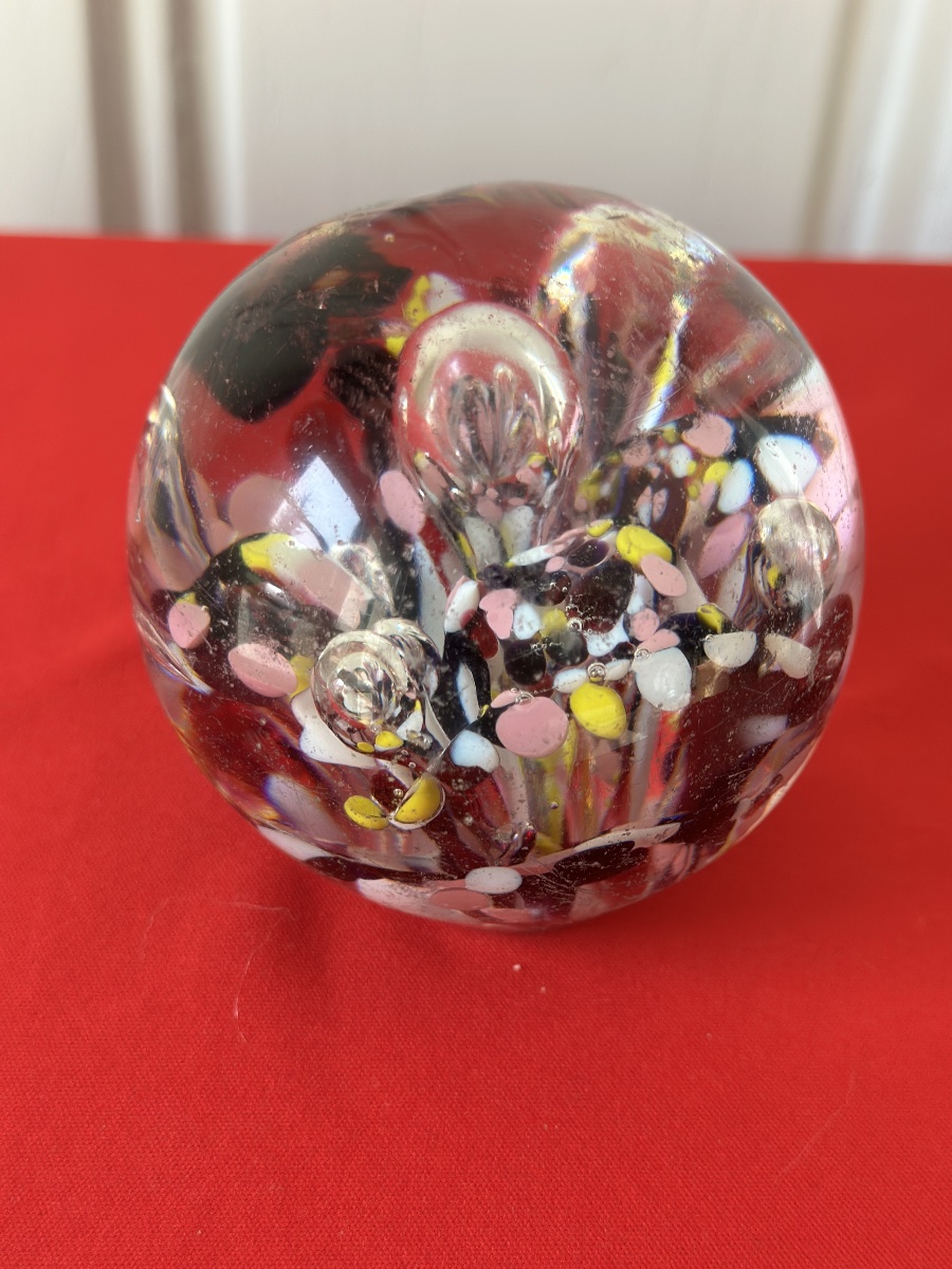 Boulle Sulphide Paperweight-photo-2