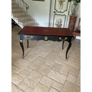 Elegant Louis XV Style Black Desk