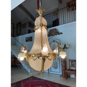 Large 12-light Hot Air Balloon Chandelier 