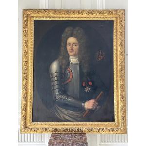 H/T Portrait en buste d’un Aristocrate en armure 