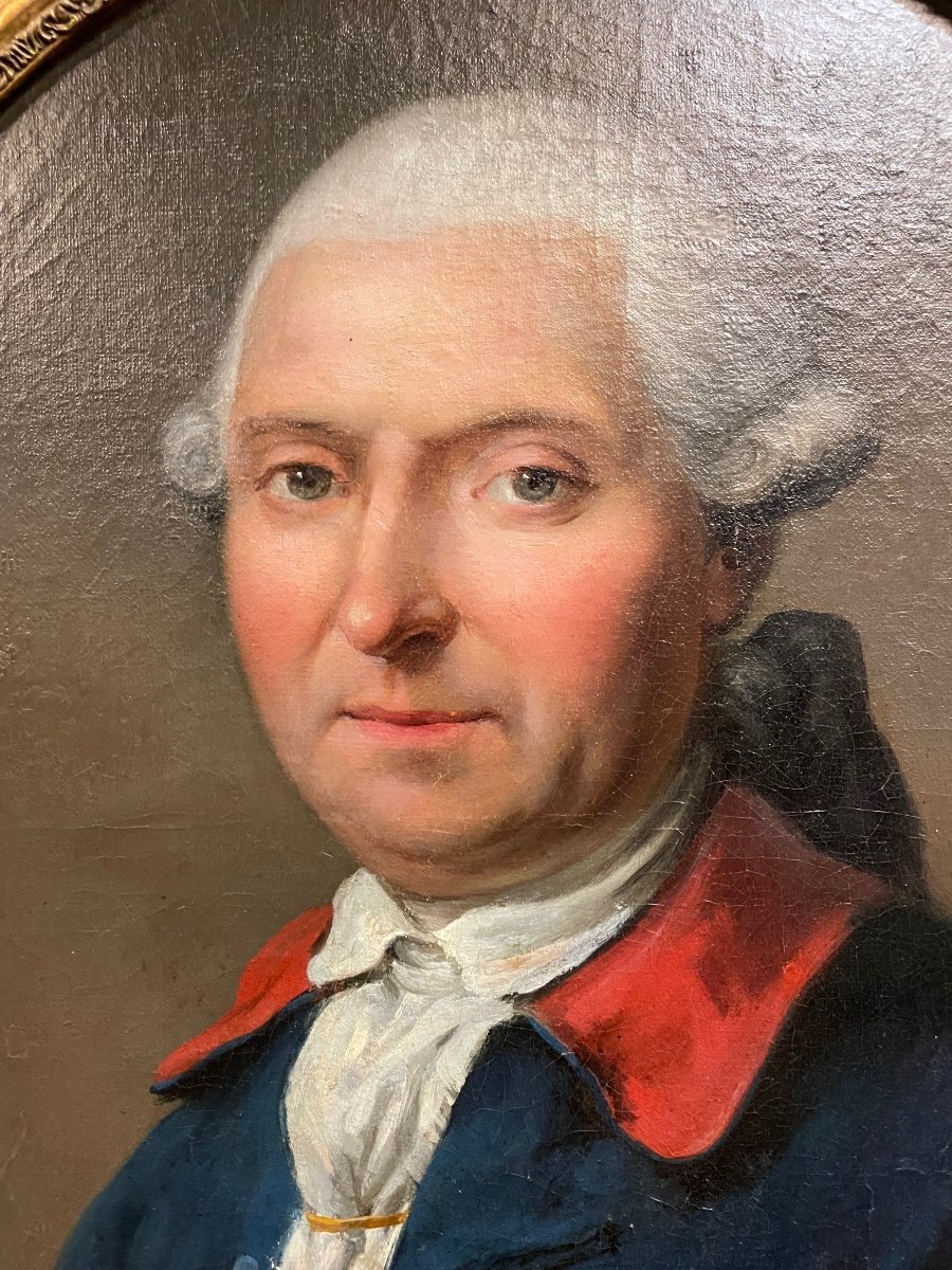 Belle Paire De Portraits - ép. Louis XVI-photo-4