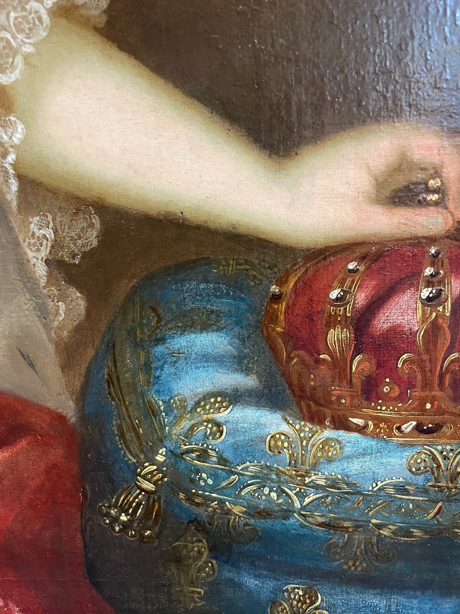 Portrait De La Reine Marie Leszczynska -photo-2