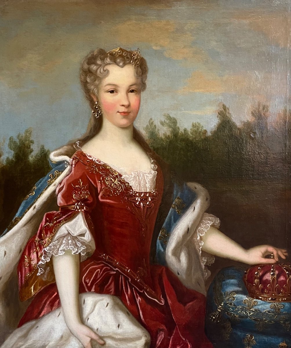Portrait De La Reine Marie Leszczynska 
