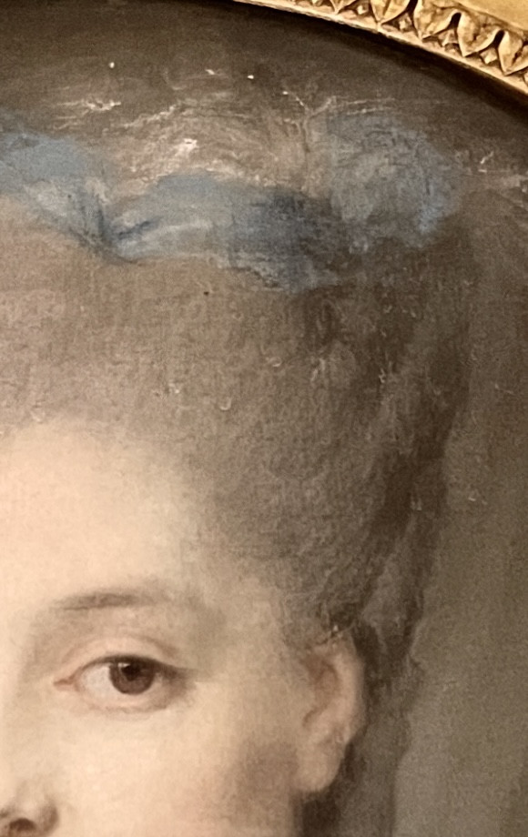 Pastel jeune fille époque Louis XVI-photo-3