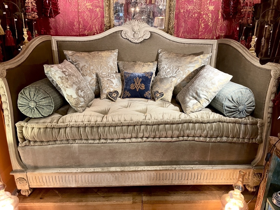 Louis XVI Lacquered Wood Alcove Bed