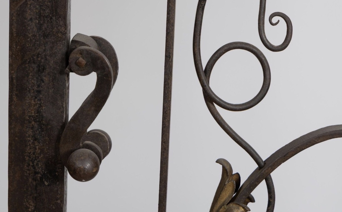 Double grille d’intérieur XIXe-photo-2