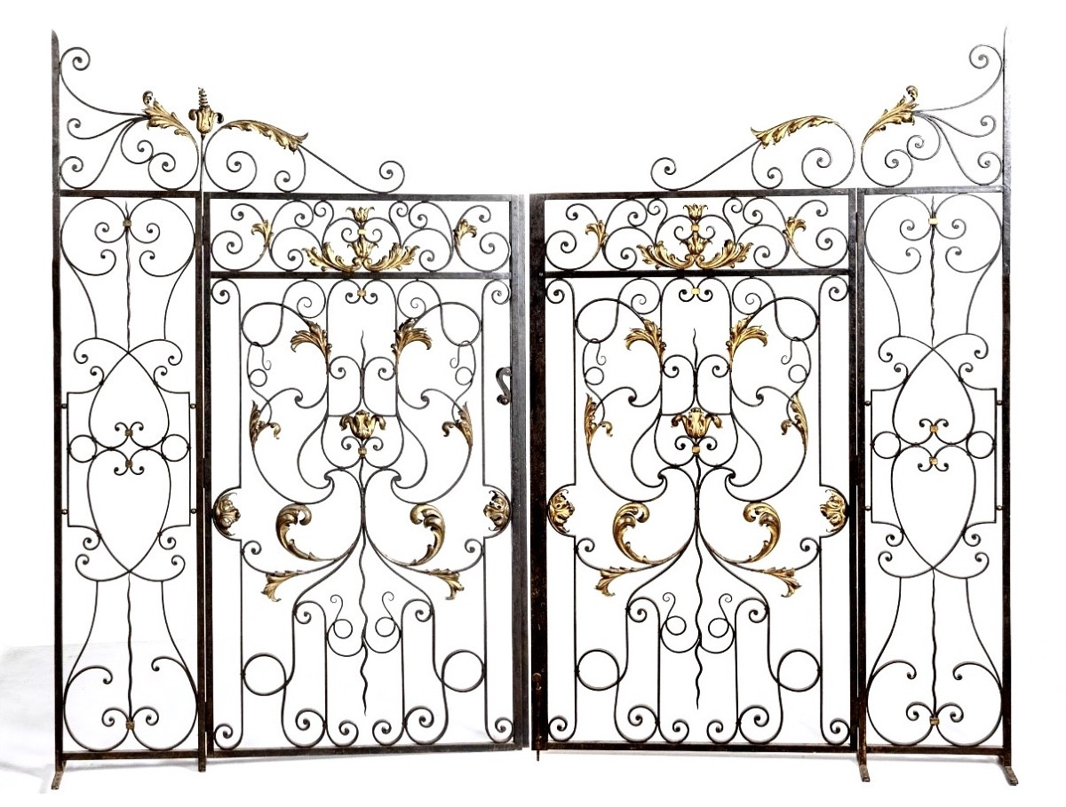 Double grille d’intérieur XIXe