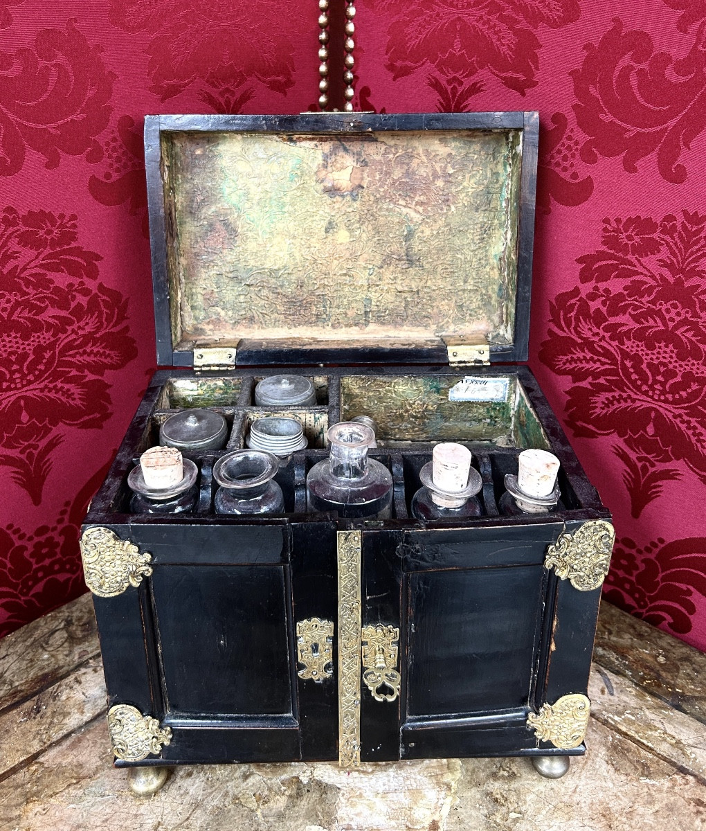 Cabinet de voyage XVIIe -photo-3