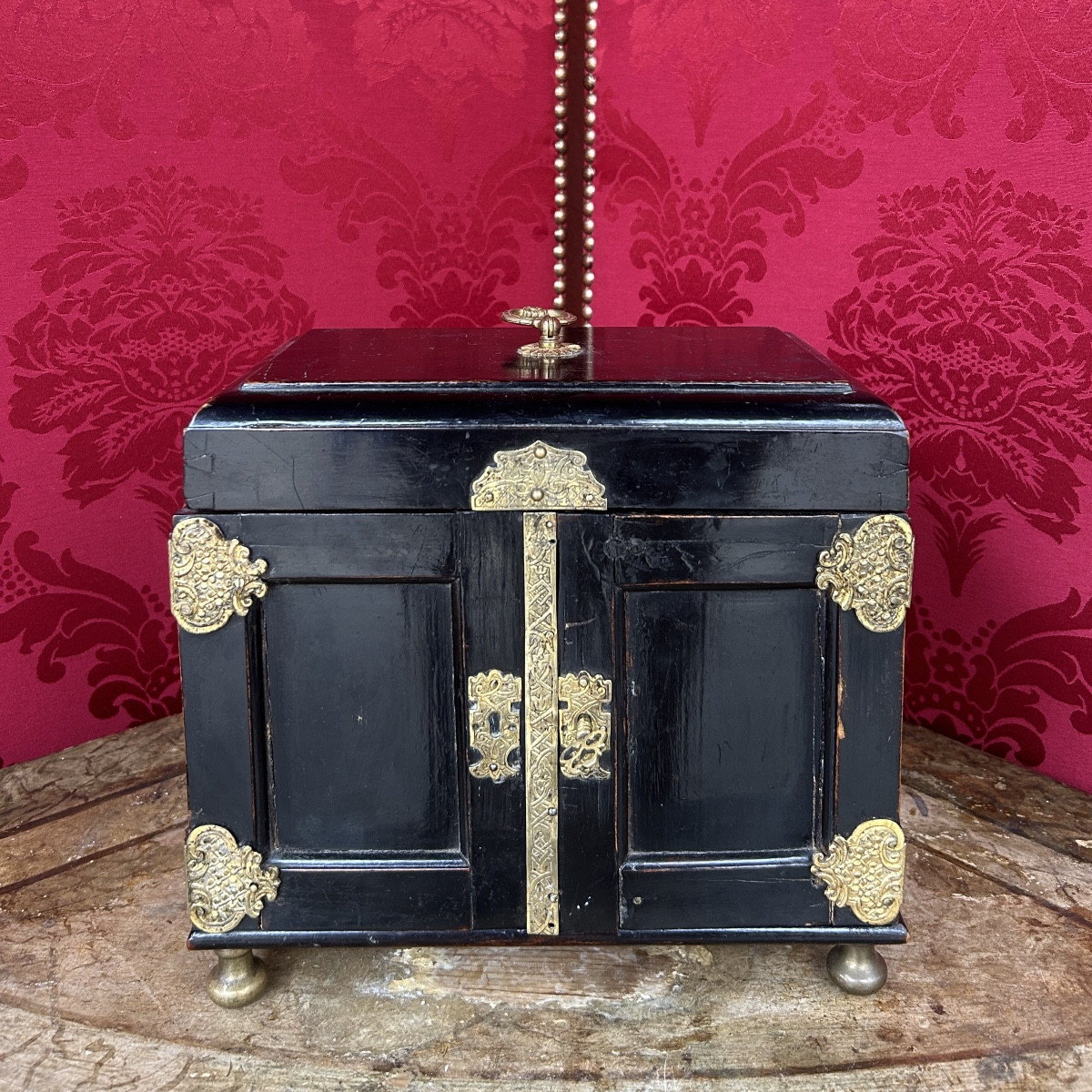 Cabinet de voyage XVIIe -photo-1