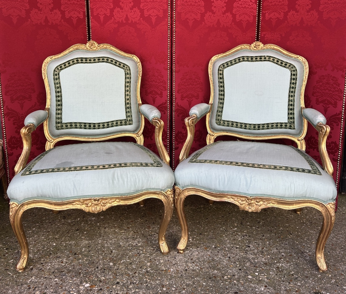 Paire de fauteuils Louis XV est. Nadal-photo-2