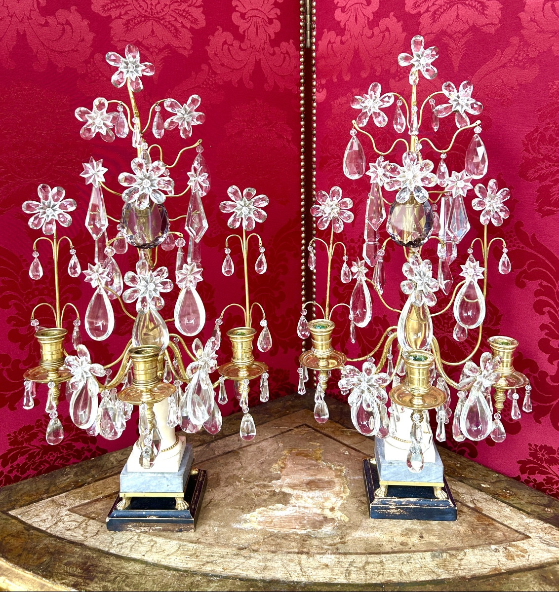 Pair Of Louis XVI Period Girandoles
