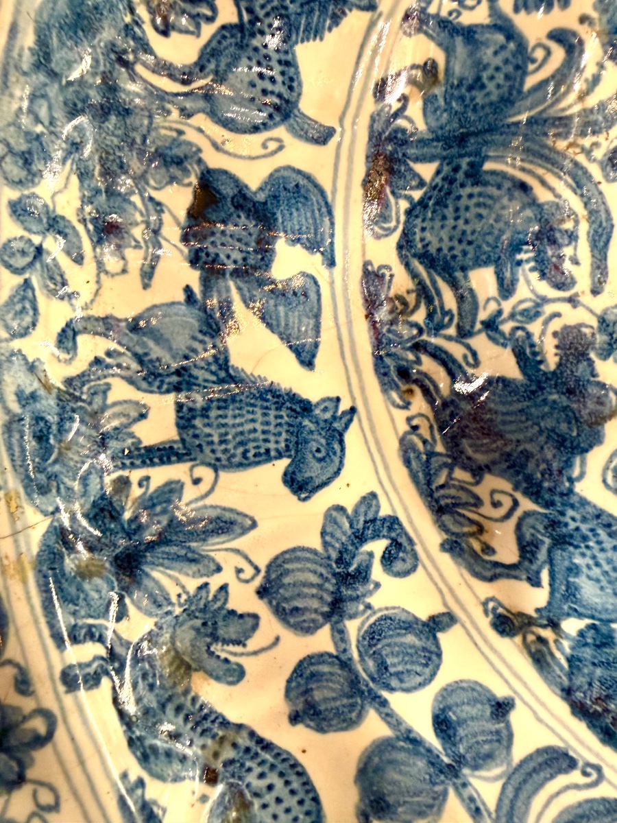 Italian Earthenware Umbilical Dish From The 16th Century-photo-1