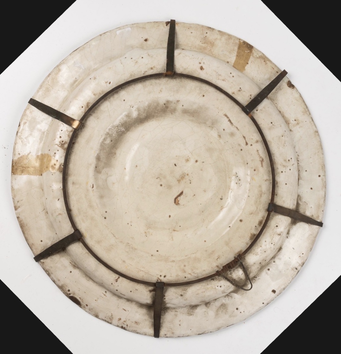 Italian Earthenware Umbilical Dish From The 16th Century-photo-4