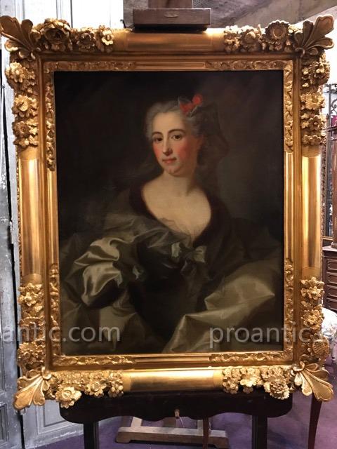 Atelier de Jean-Marc Nattier - Portrait d'une élégante