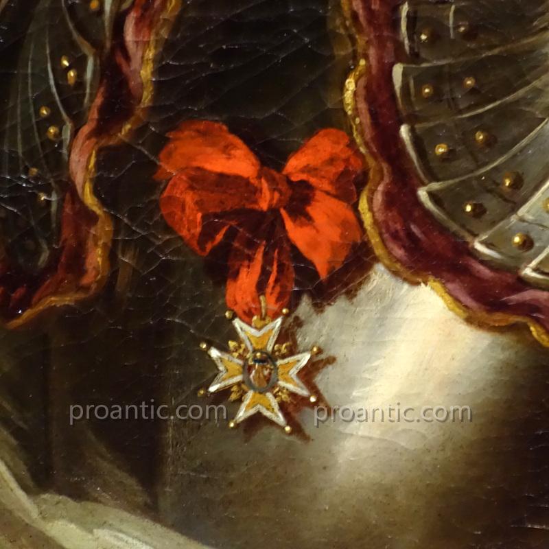 Portrait Attribué à Delyen Epoque XVIIIème Siècle-photo-3