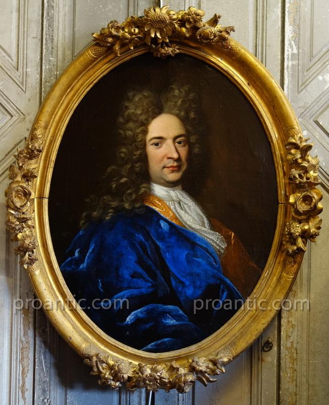 Portrait d'Homme De Qualité Epoque Régence