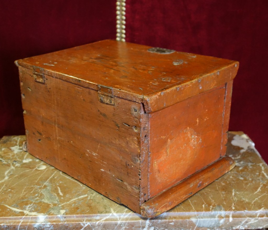 Coffret En Bois Doré Epoque Louis XIV-photo-1