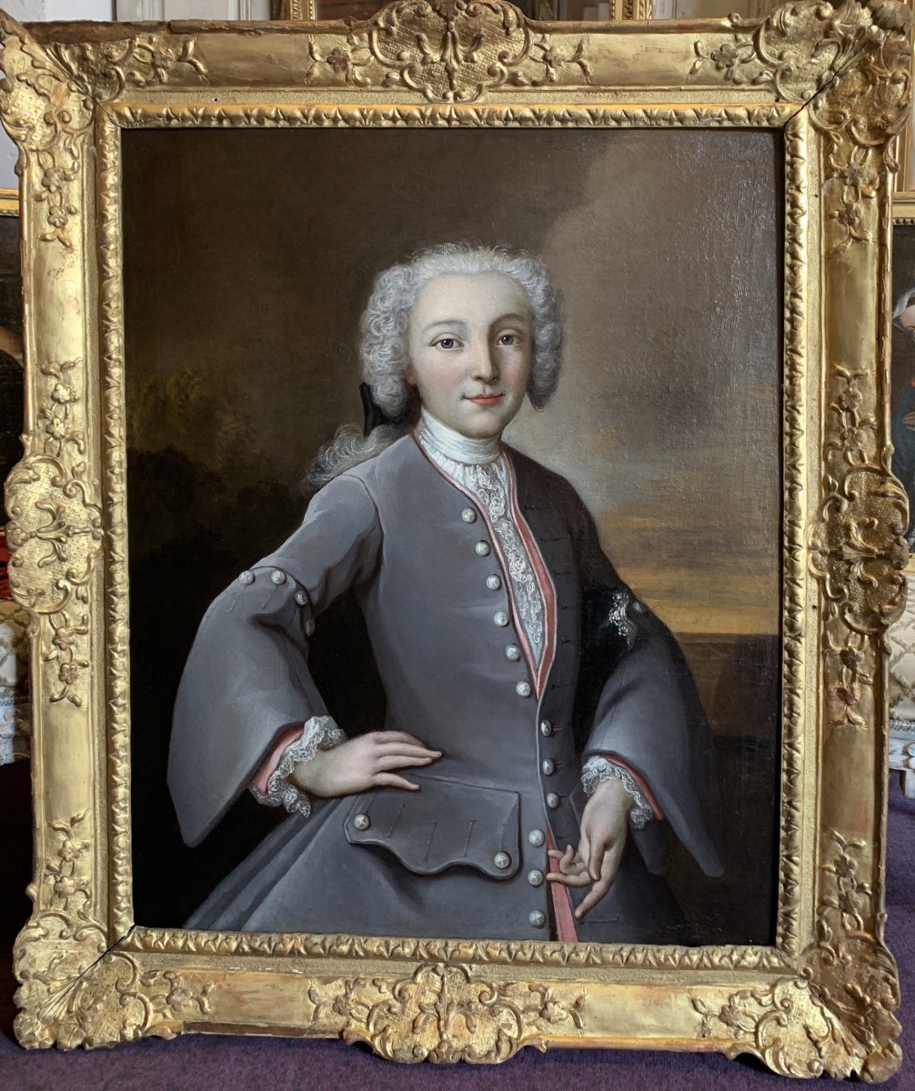 Portrait Un Jeune Prince XVIIIe 