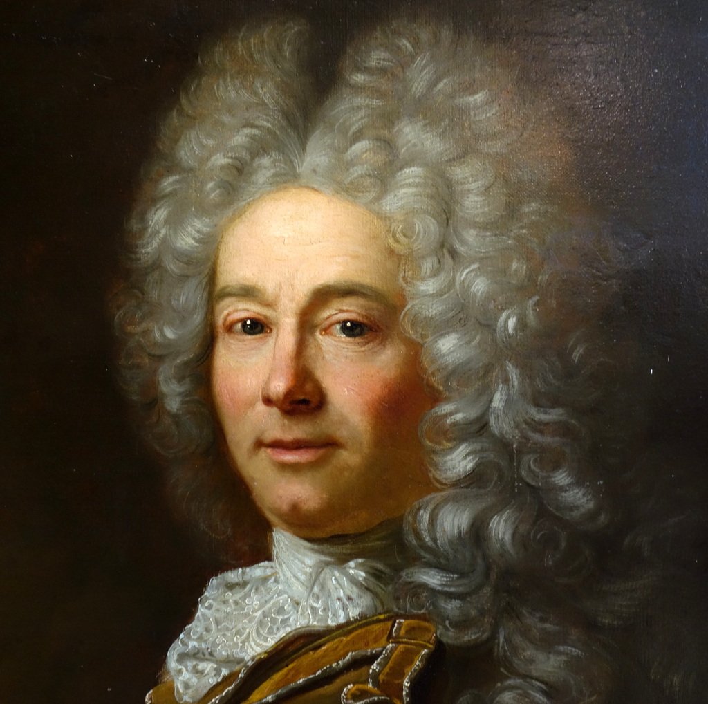 Portrait d'Homme En Armure Epoque Régence-photo-2