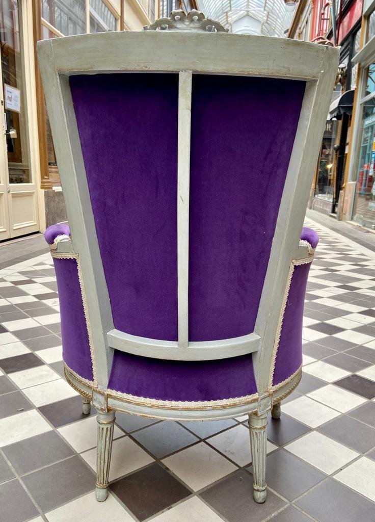 Élégante Bergère Louis XVI - XVIIIe-photo-4