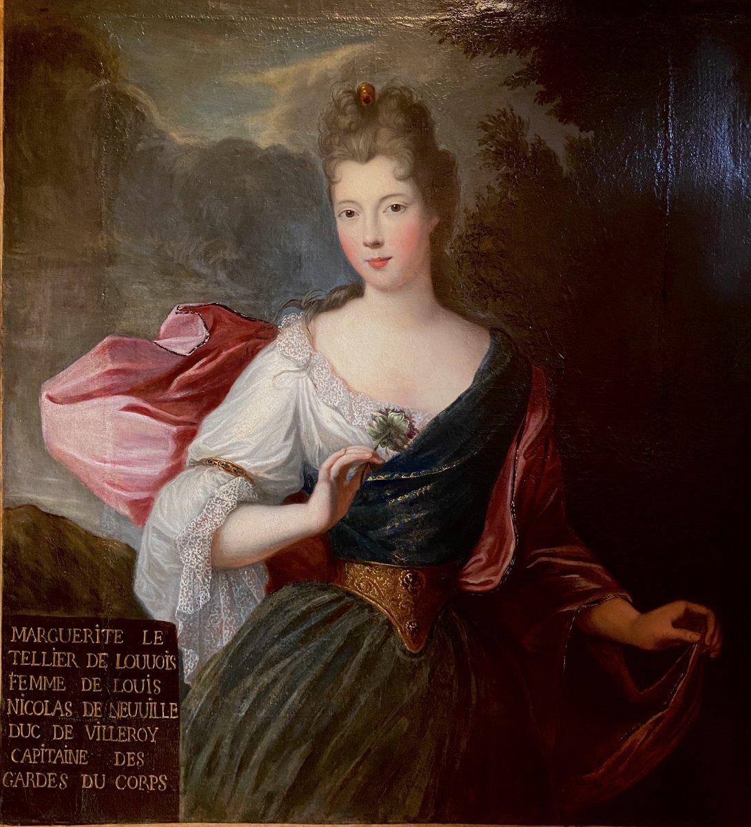 Grand Portrait De Dame - Ep. Louis XIV
