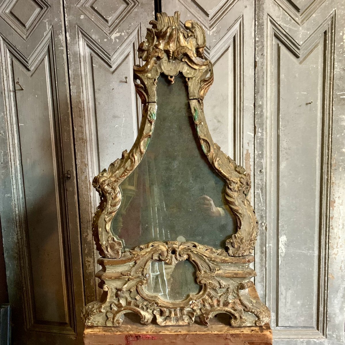 Miroir Baroque Italie Début XVIIIe-photo-3