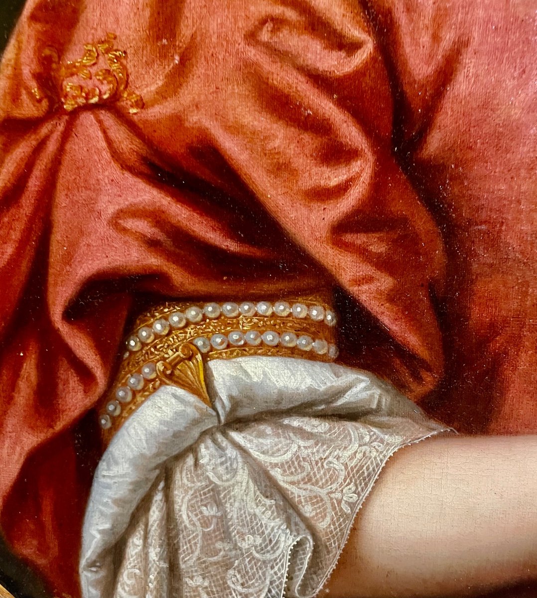 Portrait De Jeune Femme Ép. Louis XIV -photo-4