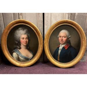 Beautiful Pair Of Portraits - Ep. Louis XVI