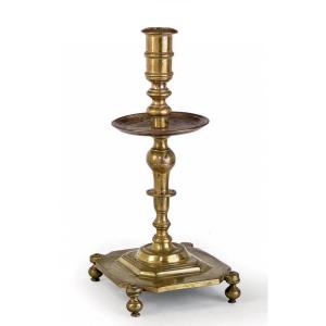 Important Bougeoir De Table Louis XIV