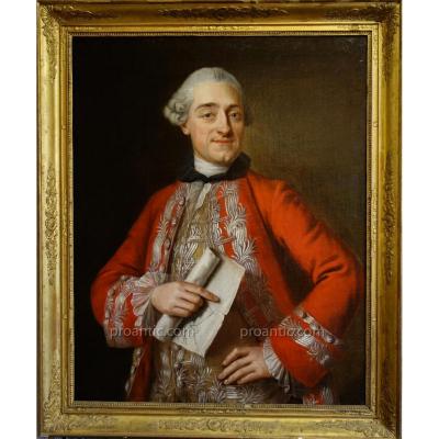 Portrait d'Un Ingénieur Militaire Sous Louis XV