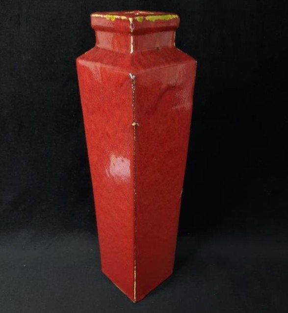 Vase En céramique Sang De Bœuf (xxe Siècle)