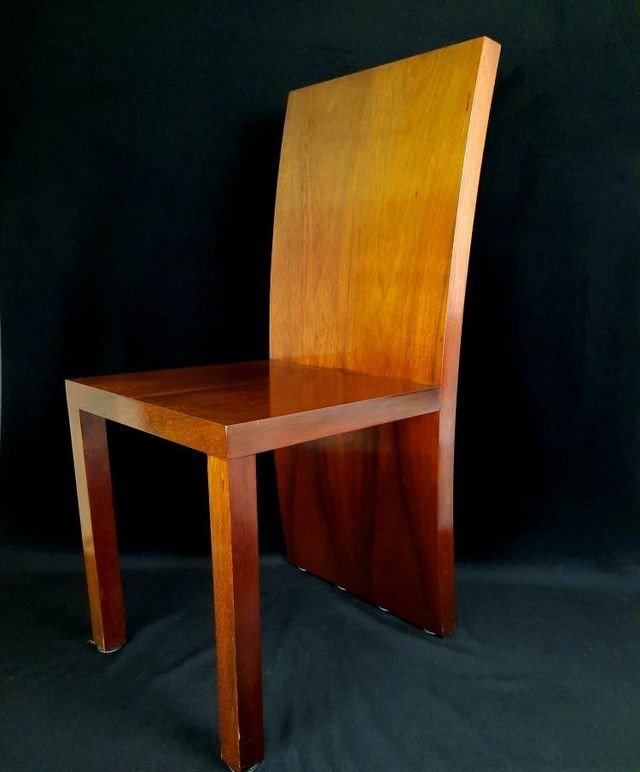 Set Of 12 Flemish Design Wooden Chairs (20th Century)