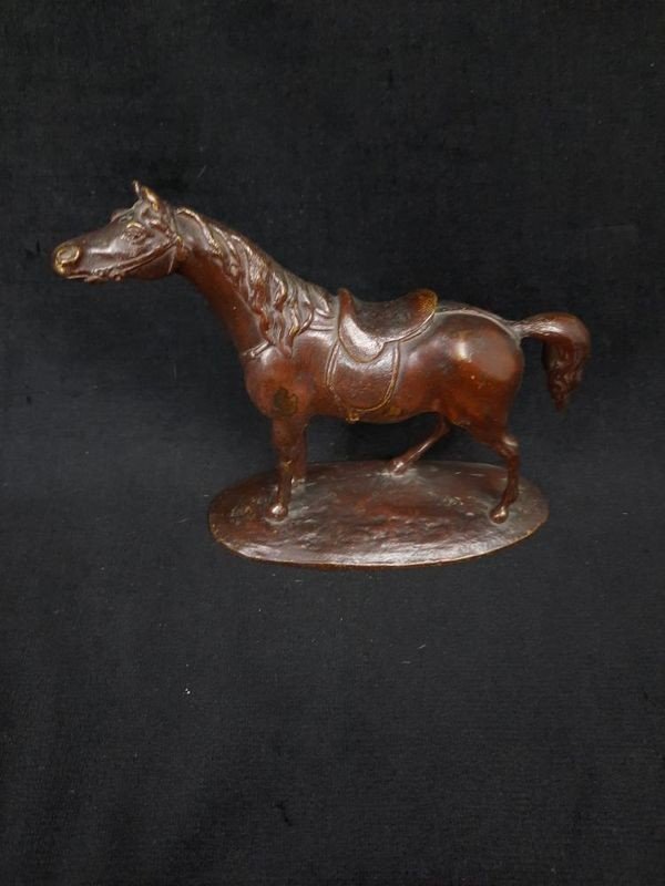 Bronze Sculpture Of A Horse (20th Century)-photo-3