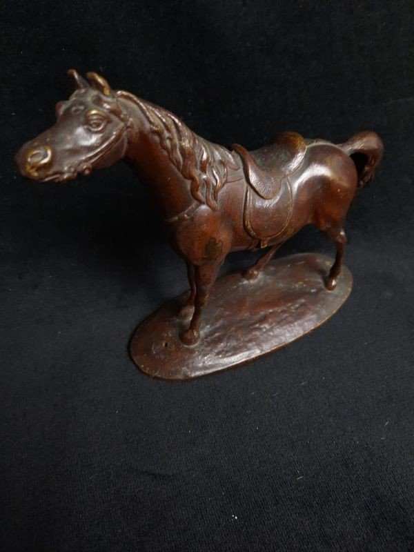Bronze Sculpture Of A Horse (20th Century)-photo-4
