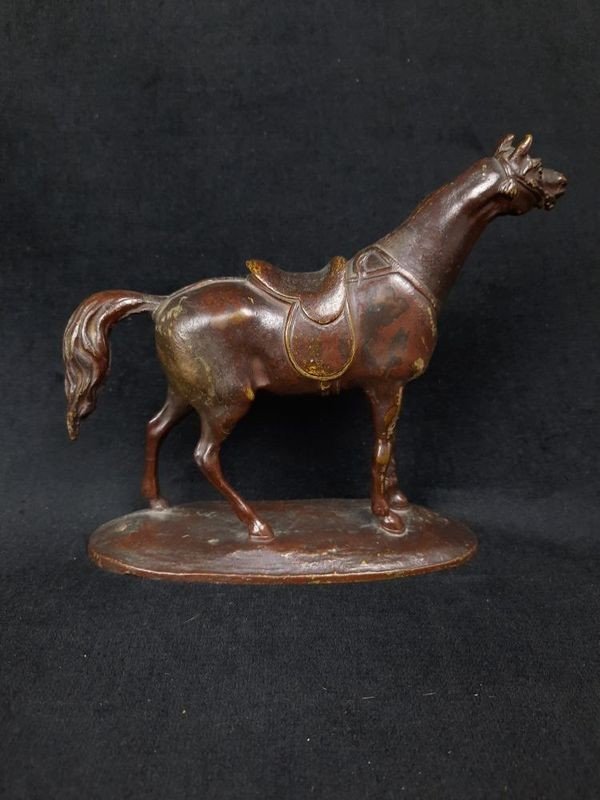 Bronze Sculpture Of A Horse (20th Century)-photo-1