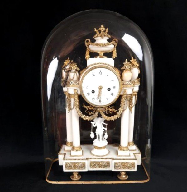 Cronier Portico Clock Louis XVI