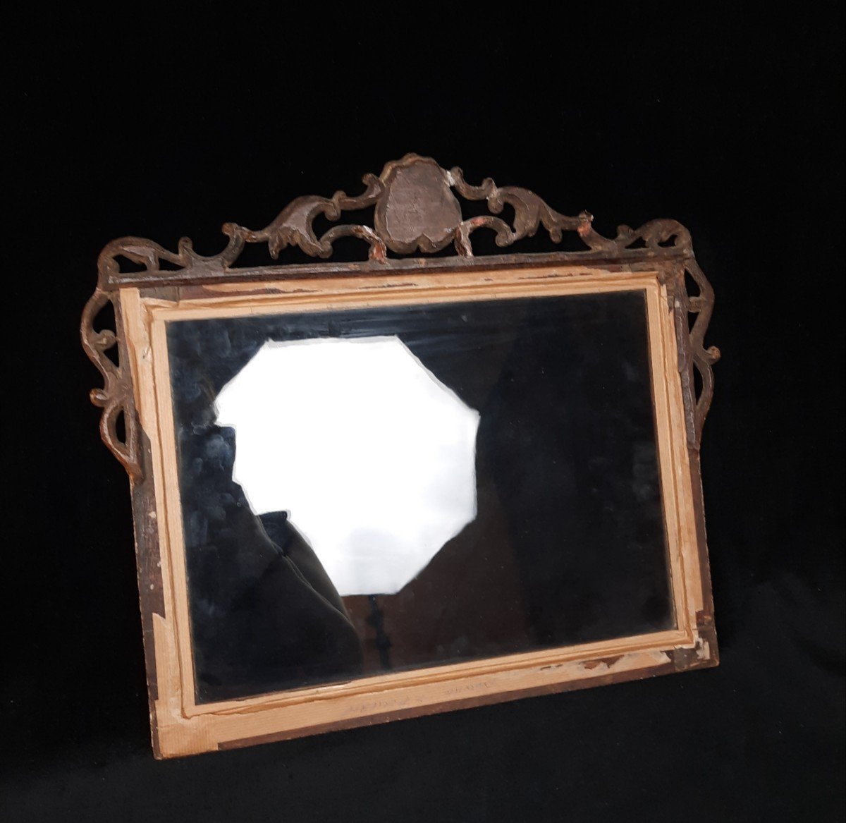 Golden Wood Frame (19th Century)-photo-4